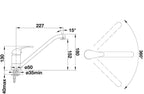 Daras-S High-Pressure Kitchen Tap Compact Entry-Level Model