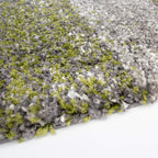 Dark Forest Striped Warm Thick Shaggy Shag Rug