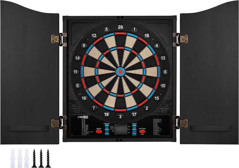 Dartboard12 Soft Darts 8 Players34 Games255 Variations Battery