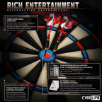 Dartboard12 Soft Darts 8 Players34 Games255 Variations Battery