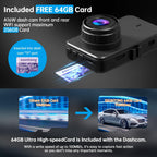 Dash Cam Front and Rear Dashcam Wifi App