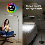 Daylight Slimline 4 LED Table Lamp in Rose