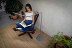 Daylight Slimline 4 LED Table Lamp in Rose