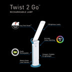 Daylight Twist 2 Go Rechargeable Portable Lamp