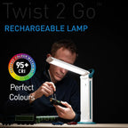 Daylight Twist 2 Go Rechargeable Portable Lamp