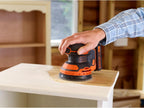 +decker Cordless Random Orbit Sander 18V Bare Unit