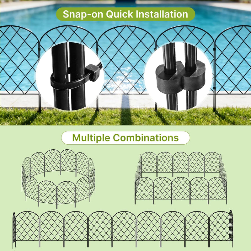 Decorative Garden Fence 61CM H X 33CM W