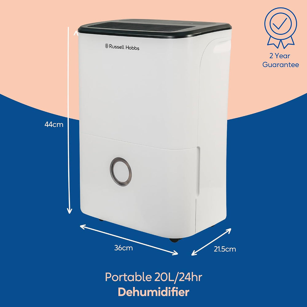 Dehumidifier 20 Litre Day for Damp Mould Moisture
