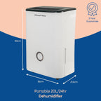 Dehumidifier 20 Litre Day for Damp Mould Moisture