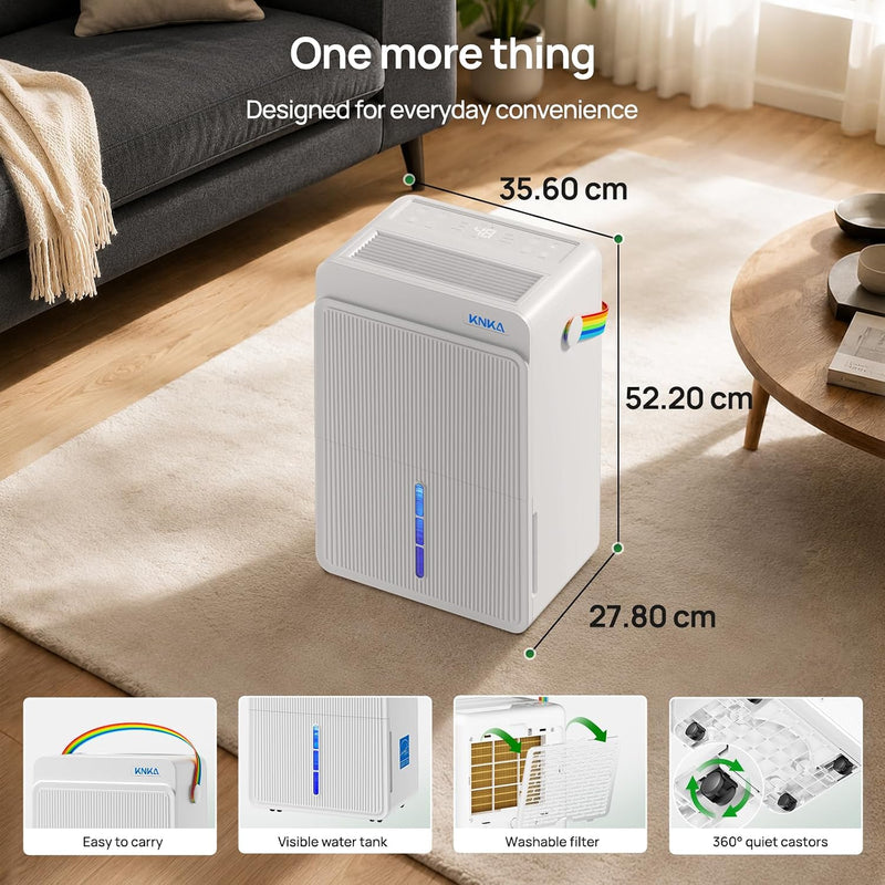 Dehumidifier 25L D Quiet Dehumidifiers for Home