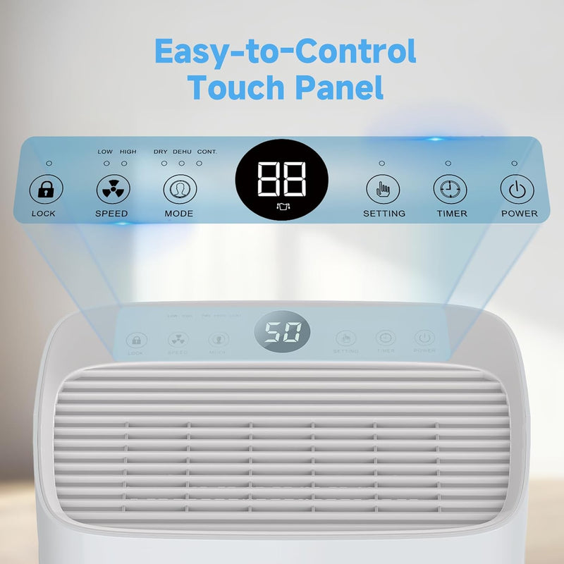 Dehumidifier 25L Day Dehumidifiers for Home with Dry