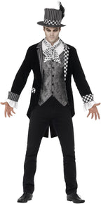 Deluxe Dark Hatter Costume with Jacket Mock Shirt