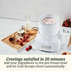 Deluxe Ice Maker Frozen Yogurt Sorbet Homemade Desserts