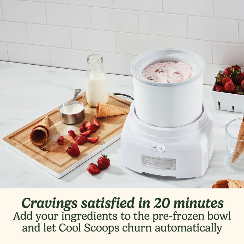 Deluxe Ice Maker Frozen Yogurt Sorbet Homemade Desserts