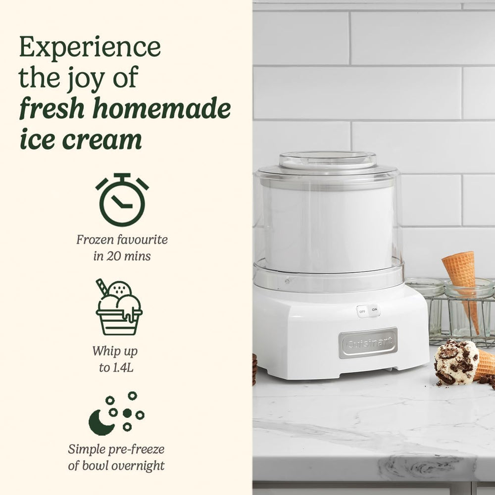 Deluxe Ice Maker Frozen Yogurt Sorbet Homemade Desserts