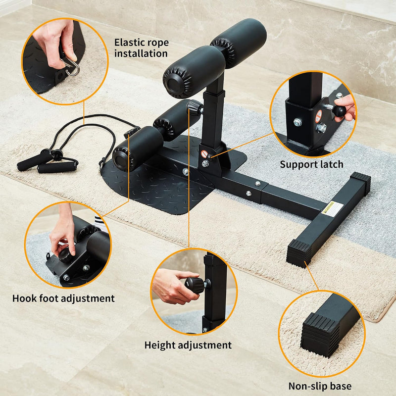 Deluxe Multi-Function Deep Sissy Squat Bench Home Gym