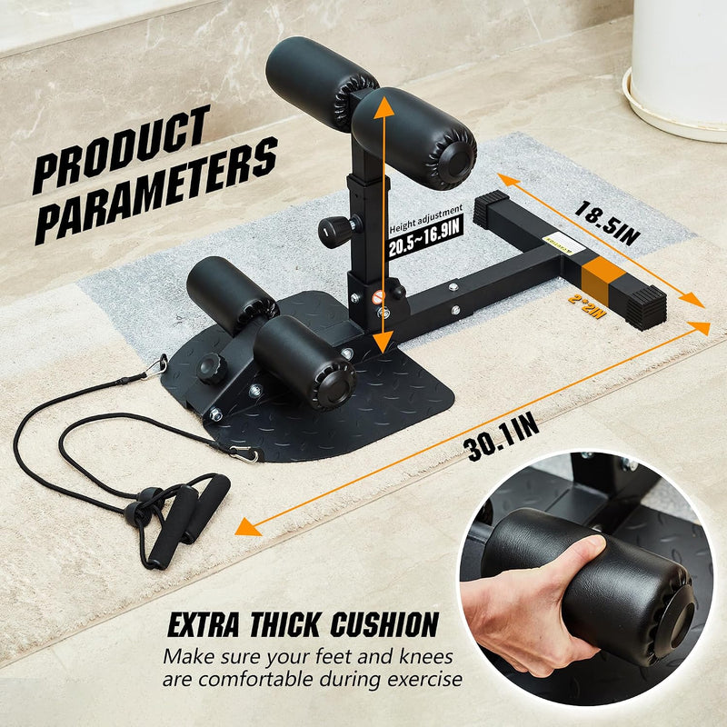 Deluxe Multi-Function Deep Sissy Squat Bench Home Gym