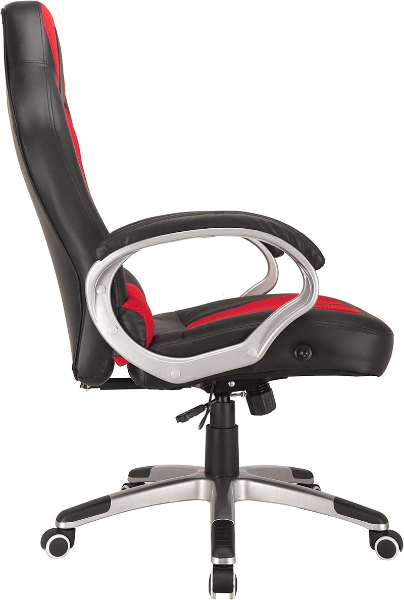 Deluxe Padded Sports Racing Chair Gaming Executive Swivel