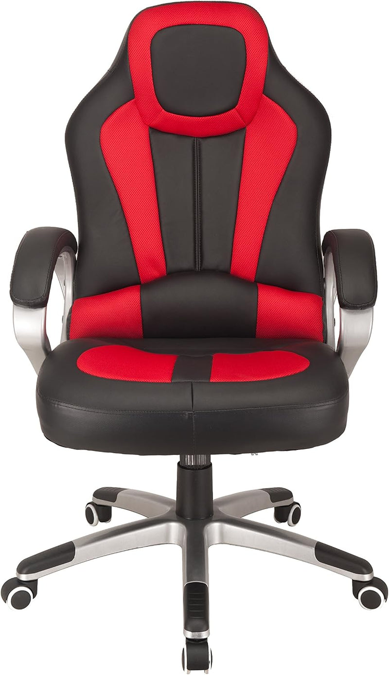 Deluxe Padded Sports Racing Chair Gaming Executive Swivel