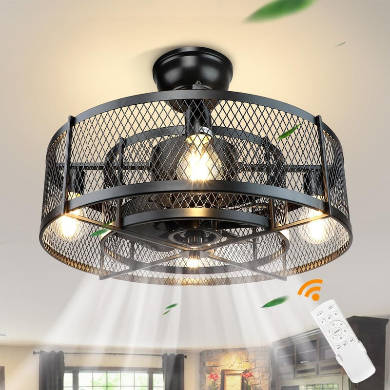 Ceiling Fan with Light: 26 Inch Remote Control