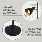 Depuley LED Floor Lamp with Frosted Glass Globe