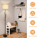 Depuley LED Floor Lamp with Frosted Glass Globe