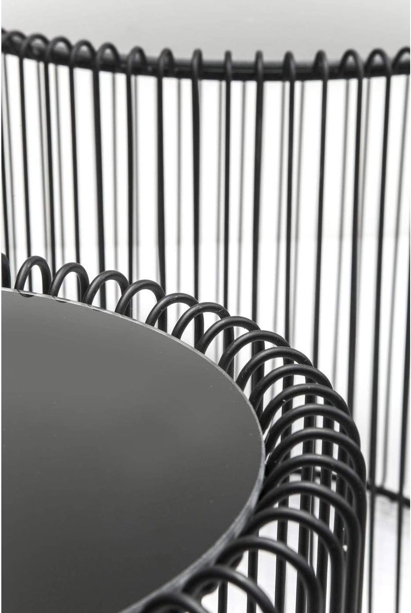 Design Wire Coffee Table 70CM Diameter Living (Set of 2)
