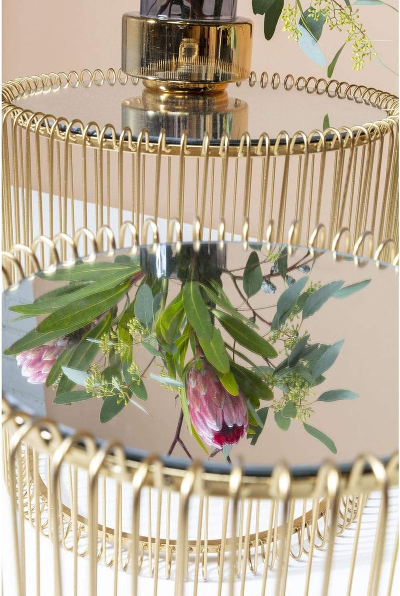 Design Wire Coffee Table 70CM Diameter Living (Set of 2)