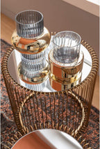 Design Wire Coffee Table 70CM Diameter Living (Set of 2)