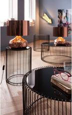 Design Wire Coffee Table 70CM Diameter Living (Set of 2)