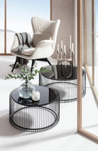 Design Wire Coffee Table 70CM Diameter Living (Set of 2)