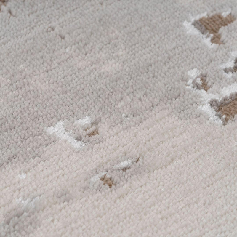 Designer Abstract Painterly Living Room Rug Dense Super