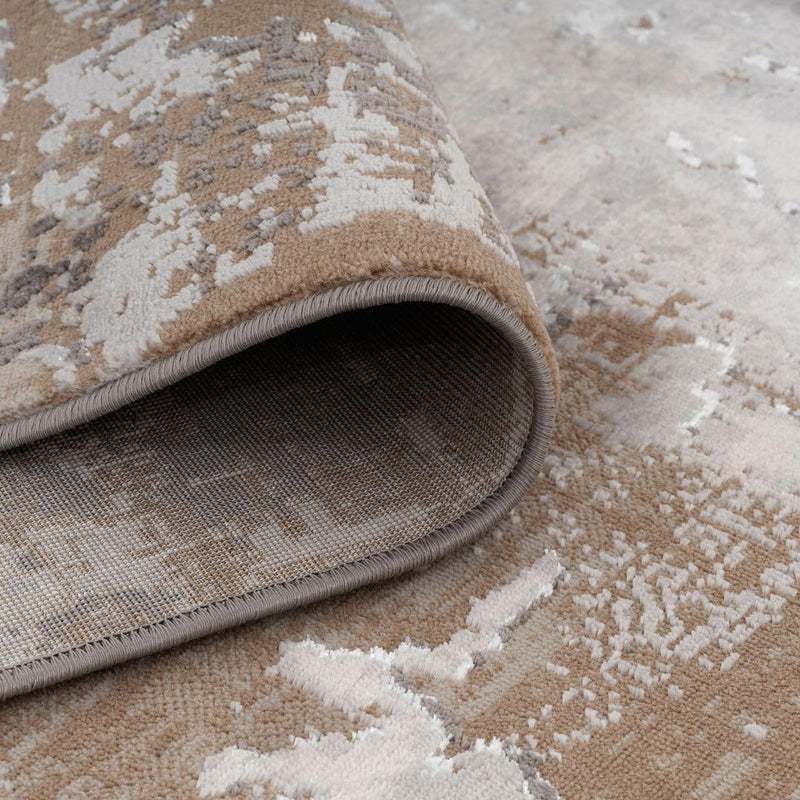 Designer Abstract Painterly Living Room Rug Dense Super