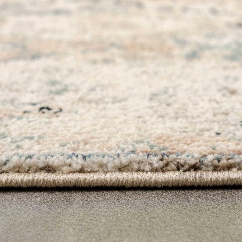 Designer Distressed Tribal Diamond Thick Polyester Carpet Rug