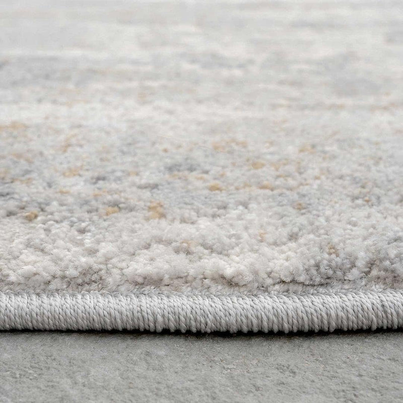 Designer Large Antique Polyester Abstract Painterly Carpet Rug