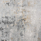 Designer Large Antique Polyester Abstract Painterly Carpet Rug