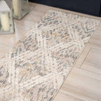 Designer Wool Like Duck Egg Thick Polyester Carpet