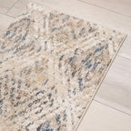 Designer Wool Like Duck Egg Thick Polyester Carpet