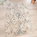 Designer Wool Like Duck Egg Thick Polyester Carpet
