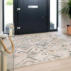 Designer Wool Like Duck Egg Thick Polyester Carpet