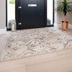 Designer Wool Like Duck Egg Thick Polyester Carpet