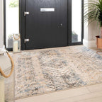 Designer Wool Like Duck Egg Thick Polyester Carpet