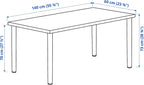 Desk 140x60CM Stained Oak Effect