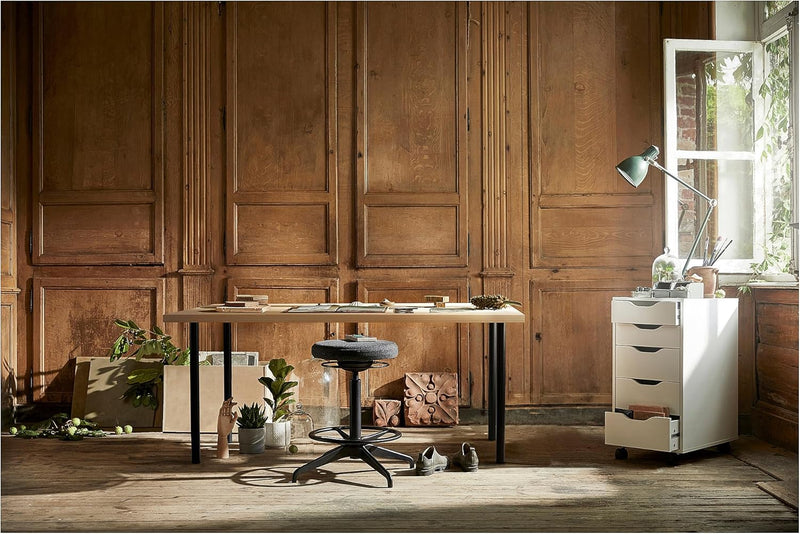 Desk 140x60CM Stained Oak Effect