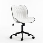 Desk Chair Adjustable Home Office with Wheels PU