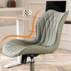 Desk Chair Adjustable Home Office with Wheels