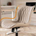 Desk Chair Adjustable Home Office with Wheels