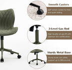 Desk Chair Adjustable Home Office with Wheels