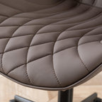 Desk Chair Adjustable Home Office with Wheels PU