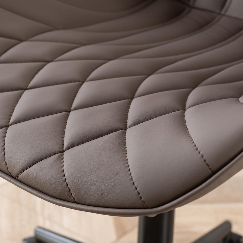 Desk Chair Adjustable Home Office with Wheels PU